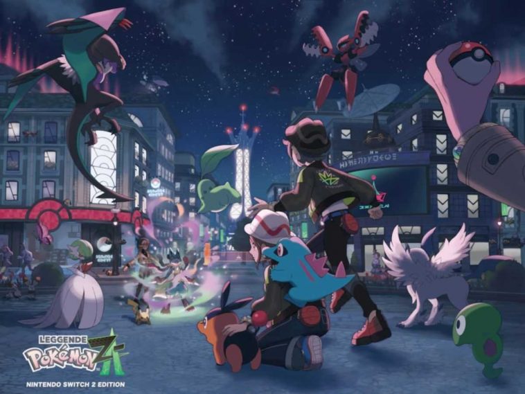 key art di leggende Pokemon z-a con logo