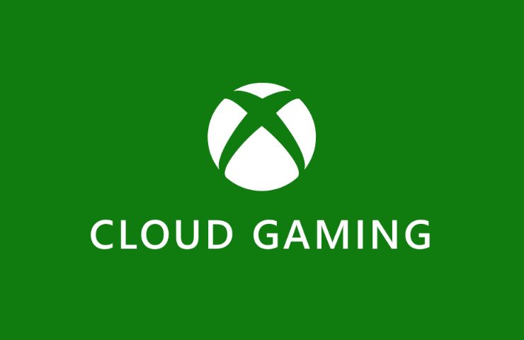 logo xbox cloud gaming su sfondo verde