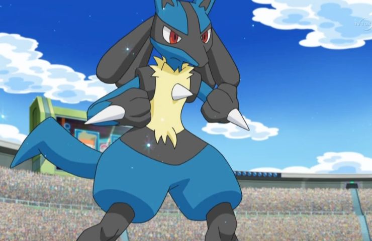 lucario nell'anime pokemon