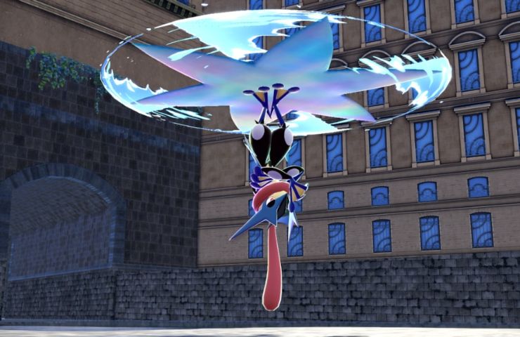 screenshot di leggende pokemon z-a con MegaGreninja