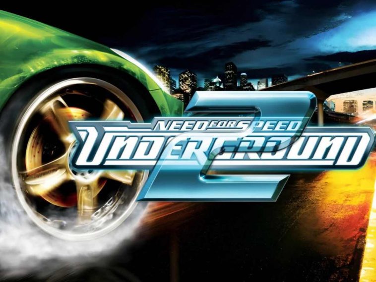 ruota di automobile verde con scritta need for speed underground 2