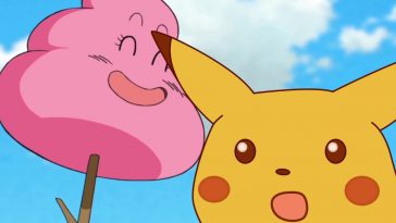 pikachu sorpreso con cacca di arale