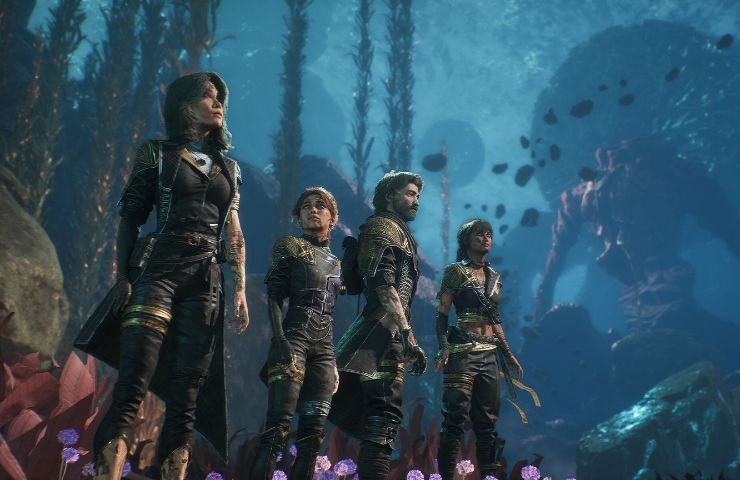 screenshot di clair obscur expedition 33 con i membri della spedizione 33 