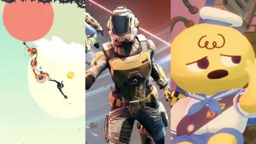 tre esperienze coop con immagini affiancate di heave ho, jump space e peak