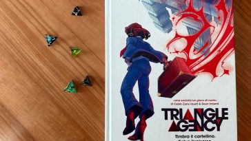 Copertina di Triangle Agency con uina ragazza che assomiglia alla protagonista di Control