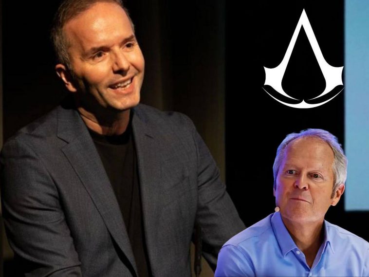marc-alexis côté, yves guillemot, logo assassin's creed bianco