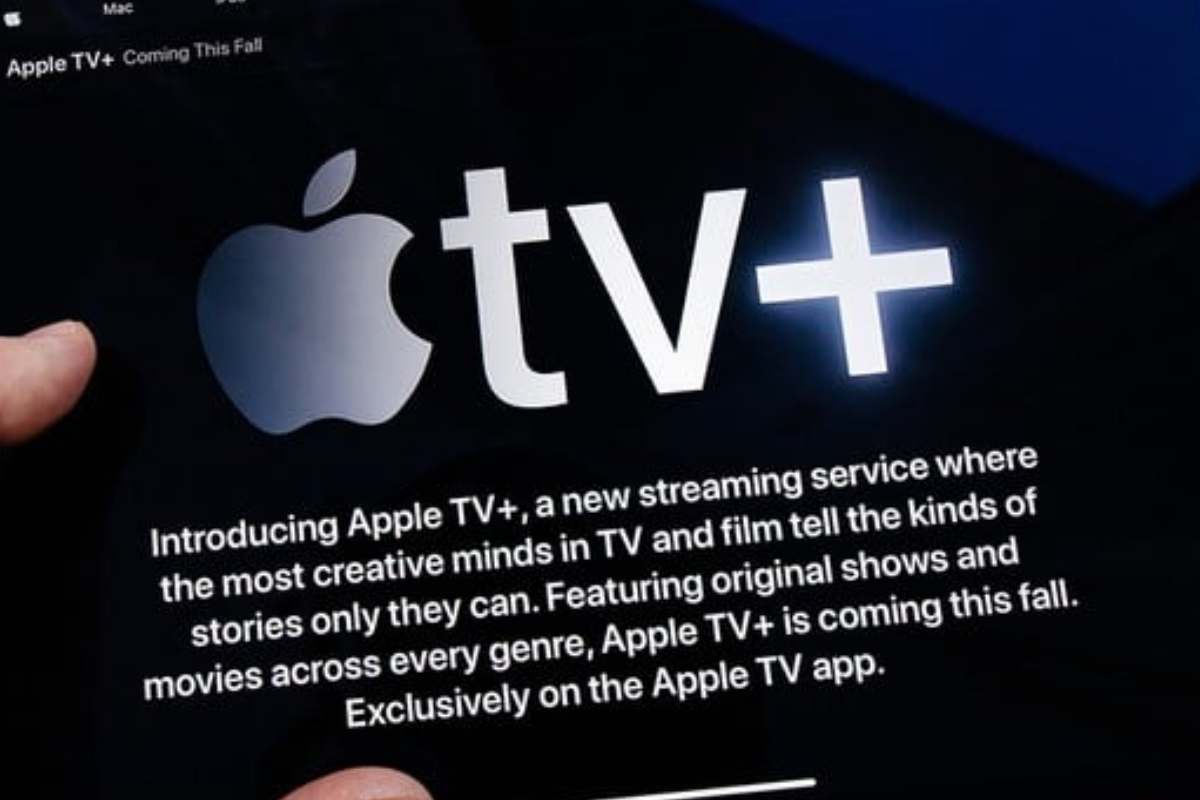 Schermata di Apple TV+ su un tablet