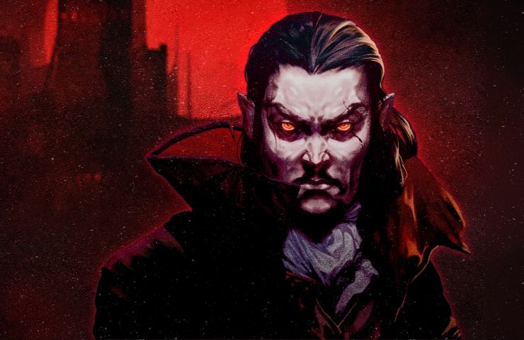 immagine chiave che mostra il vampiro di vampire survivors in primo piano