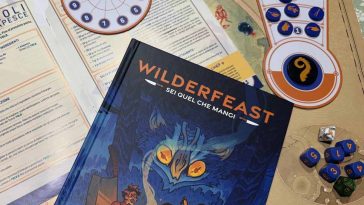 Manuale e accessori del GDR Wilderfeast
