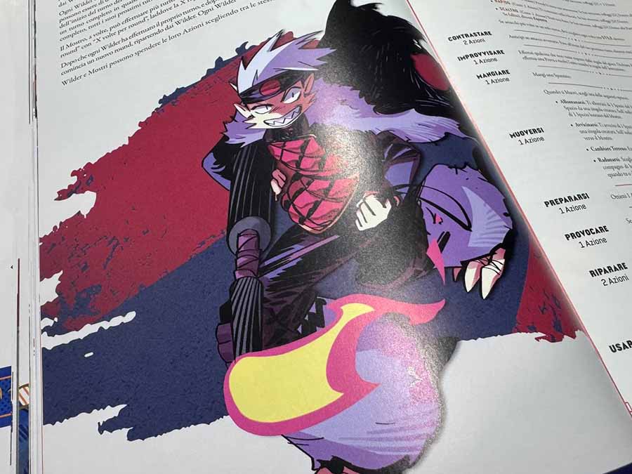 Illustrazione di un Wilder, personaggio del GDR Wilderfeast