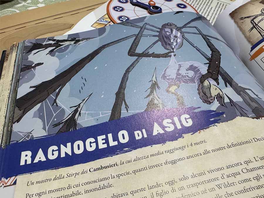 Illustrazione di un mostro di Wilderfeast