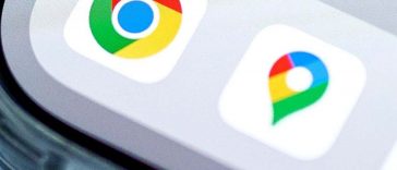 Icona di Google Chrome su un telefono