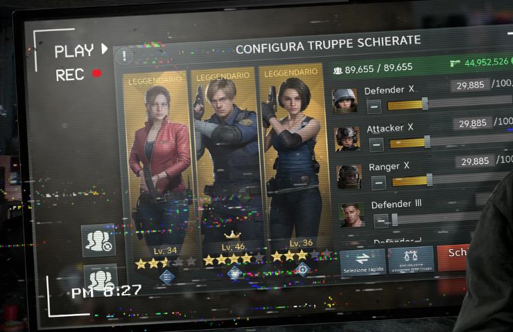 resident evil survival unit screenshot personaggi saga