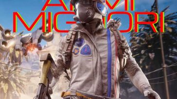 screenshot di arc raiders con personaggio in primo piano e dietro la scritta armi migliori