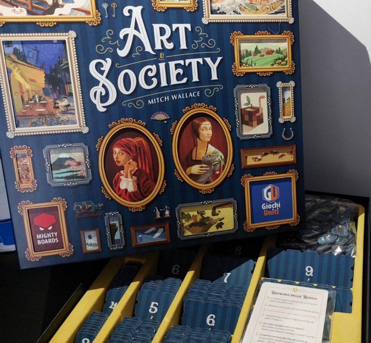 art society gioco da tavolo scatola