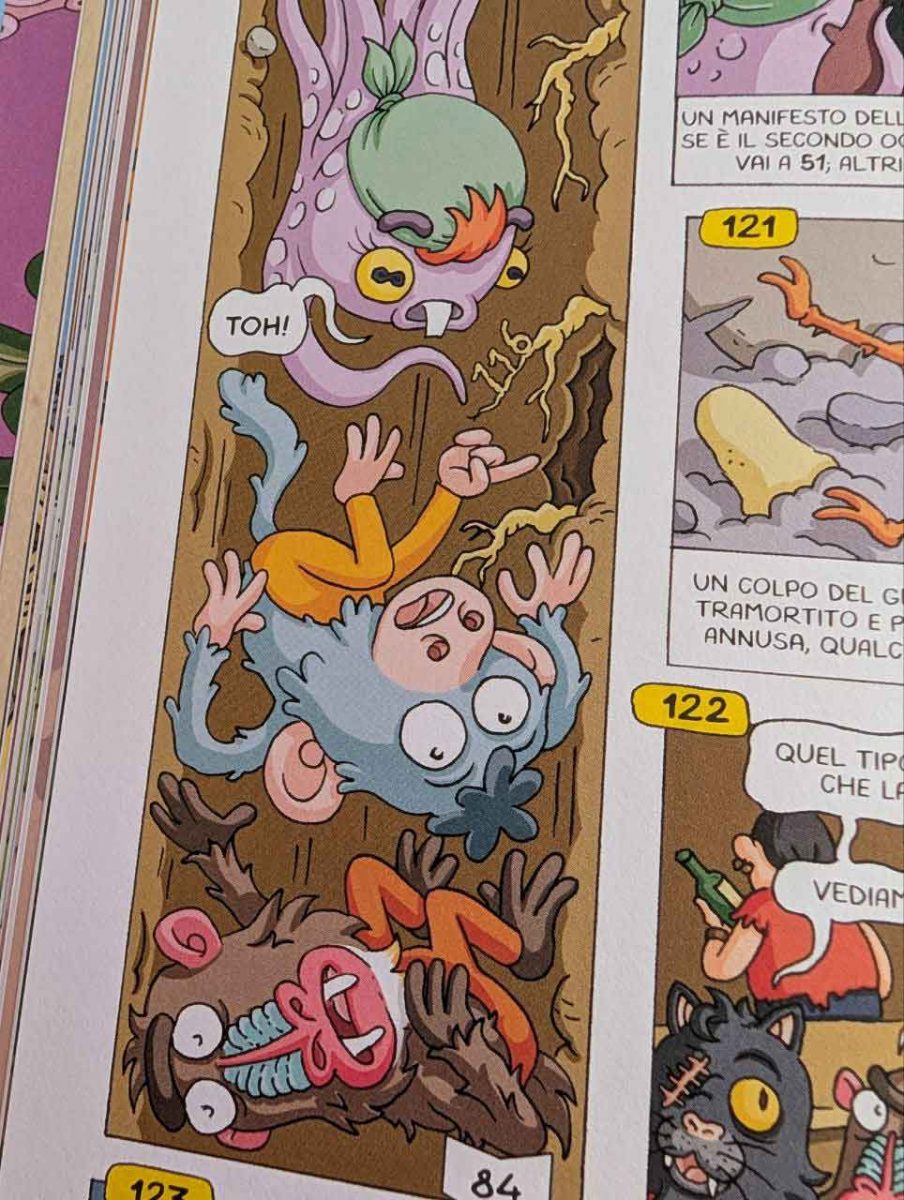Dettaglio pagina del fumettogame Bestie a babordo