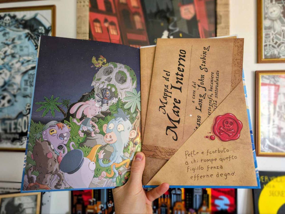 Mappa del fumettogame Bestie a babordo