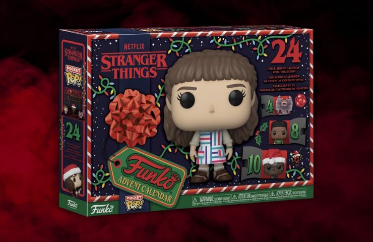 calendario dell'avvento stranger things con funko pop