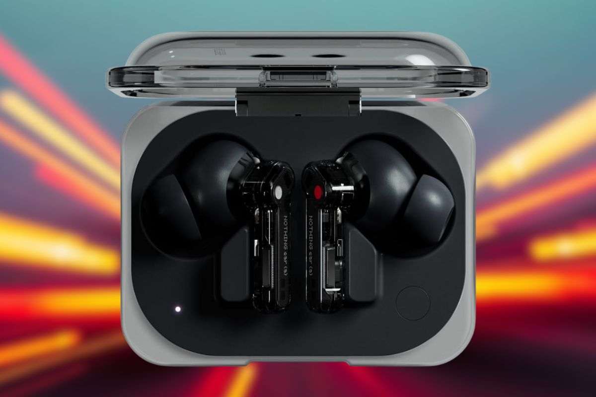 Nothing Ear (a) due cuffie dentro la custodia