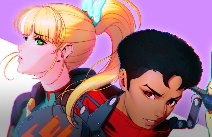 illustrazione death stranding isolations con i due protagonisti