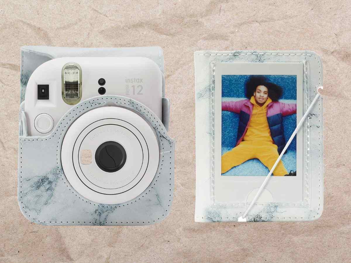 HIYQIN Custodia In Silicone Per Fujifilm Instax Mini 12 – Colore Blu, Morbida, Antiscivolo, Con Ritagli Precisi, Protezione Per Fotocamera Istantanea - 2