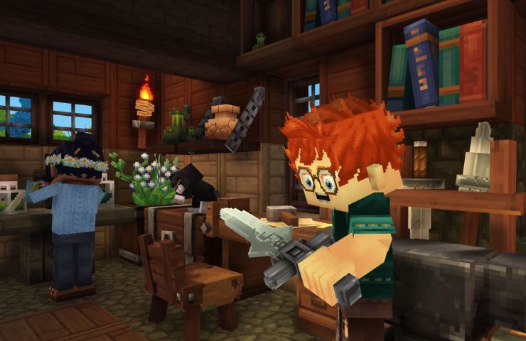 screenshot di hytale con personaggio in una casa