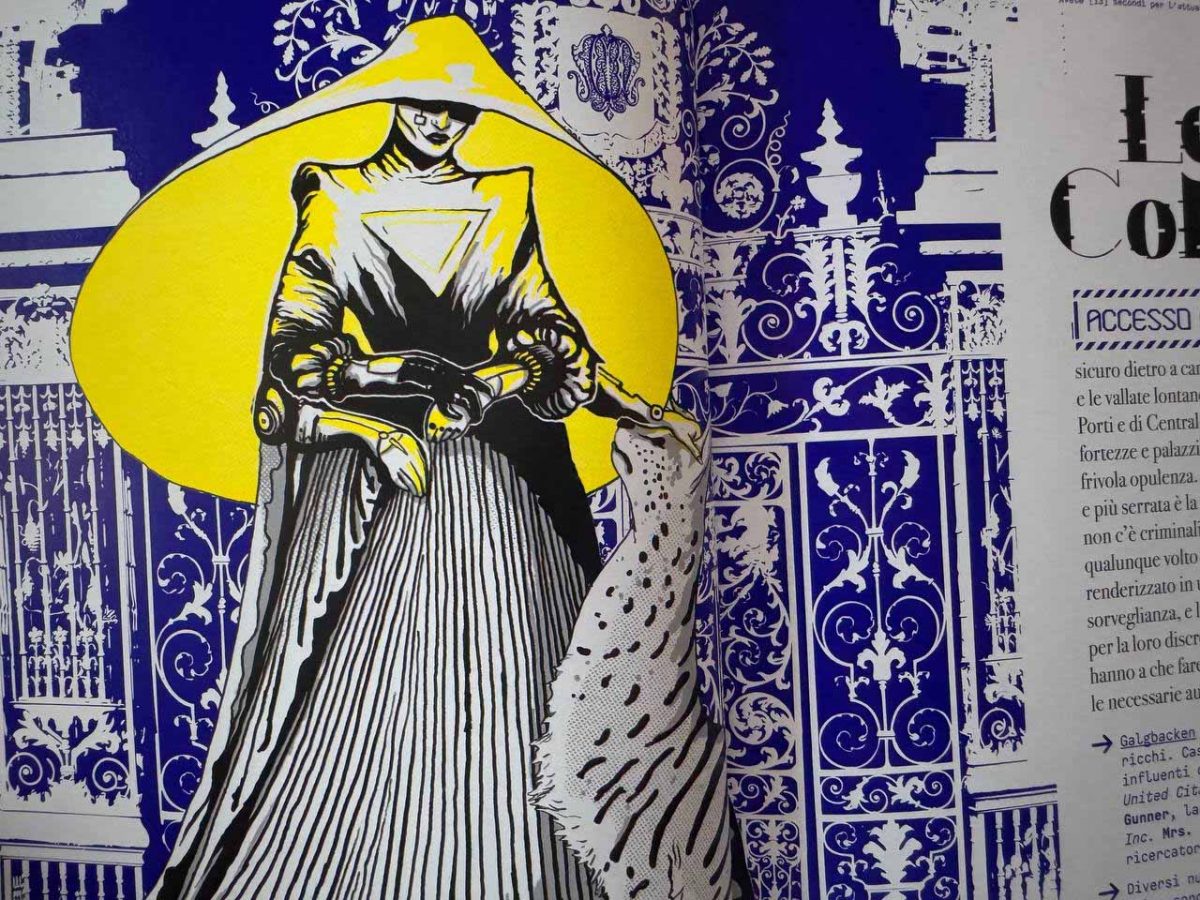 Illustrazione di Johan Nohr nel manuale di Cy_Borg