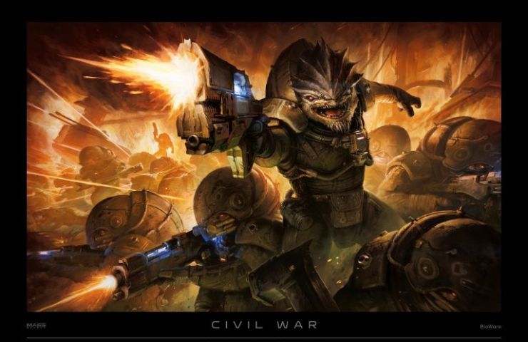 artwork di mass effect civil war bioware