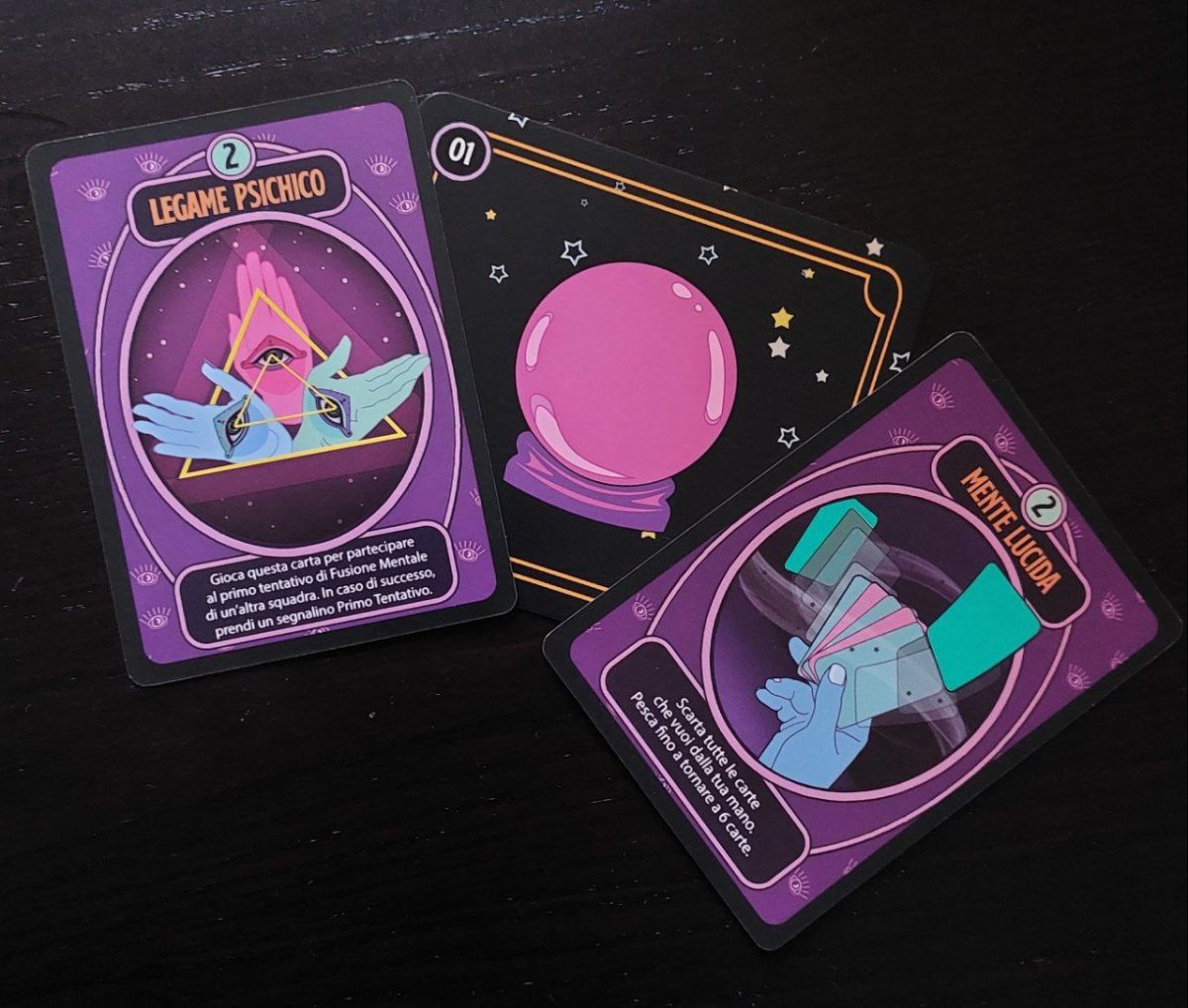 medium gioco da tavolo carta speciali