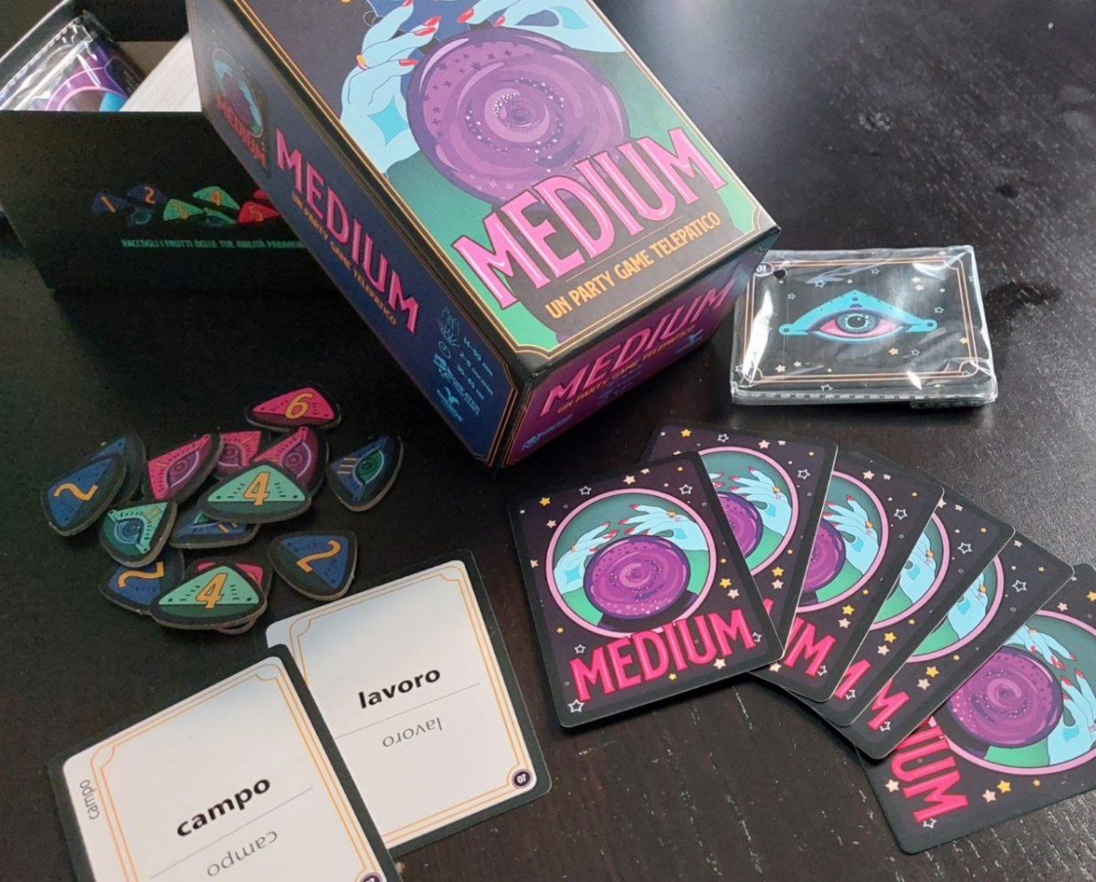 medium gioco da tavolo contenuto