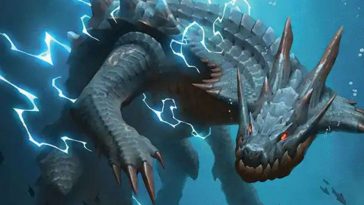 illustrazione carta super drop magic monster hunter