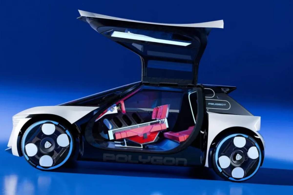 La Peugeot Polygon: prototipo di auto del futuro