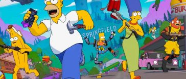 immagine chiave della collaborazione tra fortnite e i simpson