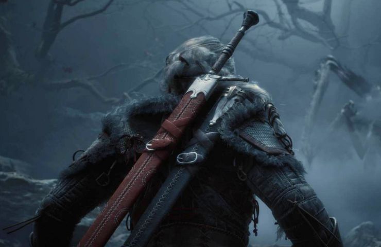 screenshot di The Witcher 4 con Ciri di spalle