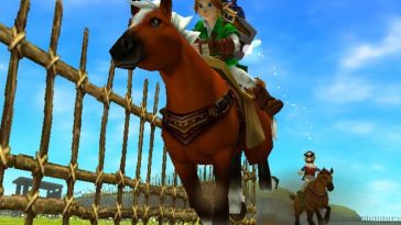 screenshot di zelda ocarina of time con link sul cavallo