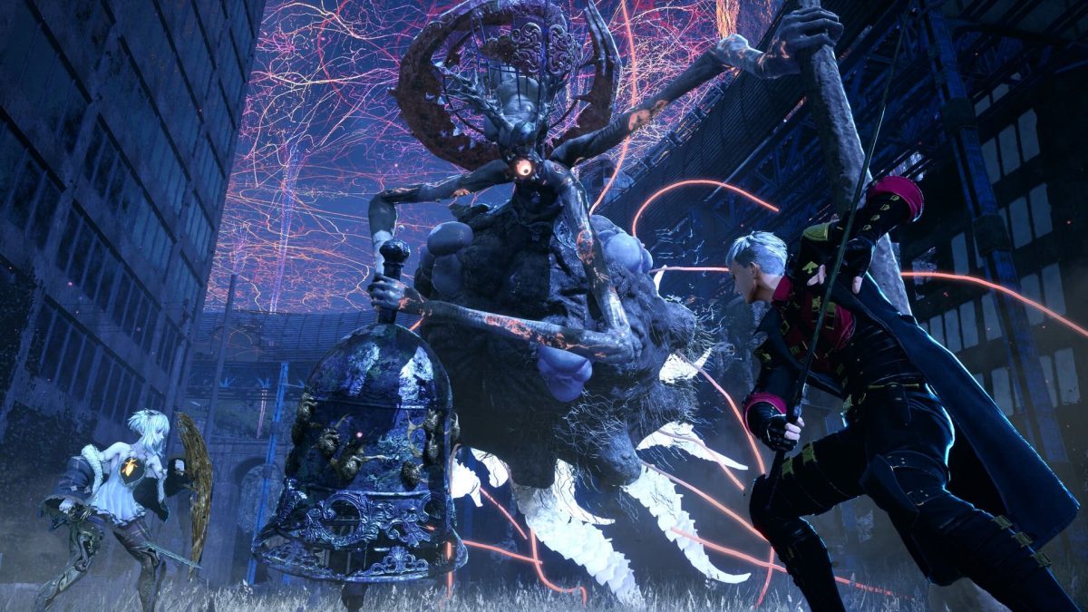 Un combattimento contro un grosso nemico di Code Vein II