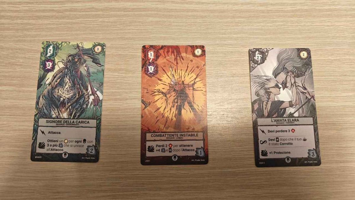 Tre carte di Etherstone