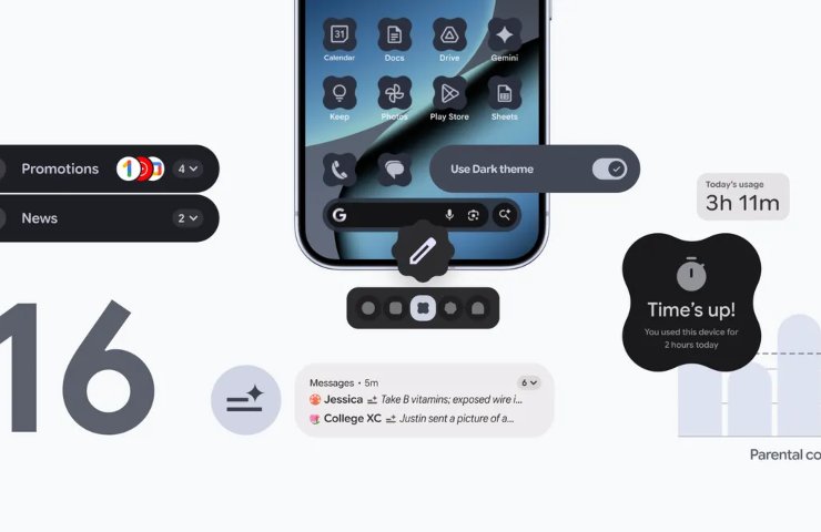 aggiornamento android 16