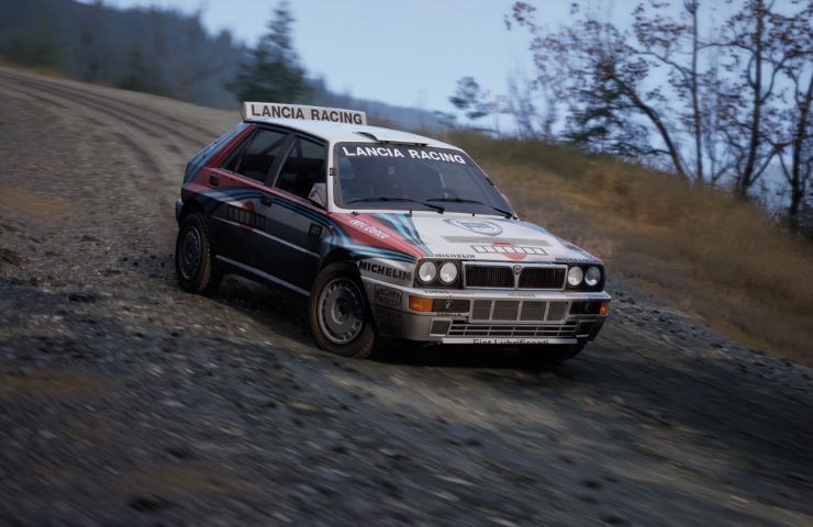 screenshot di Assetto Corsa Rally con macchina in pista