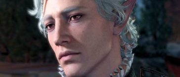 screenshot di baldur's gate 3 con primo piano di Astarion