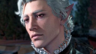 screenshot di baldur's gate 3 con primo piano di Astarion