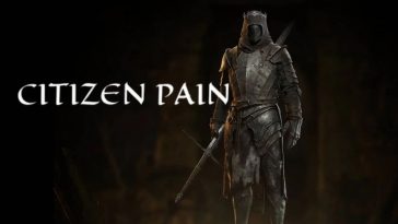 soldato con alabarda, scritta citizen pain