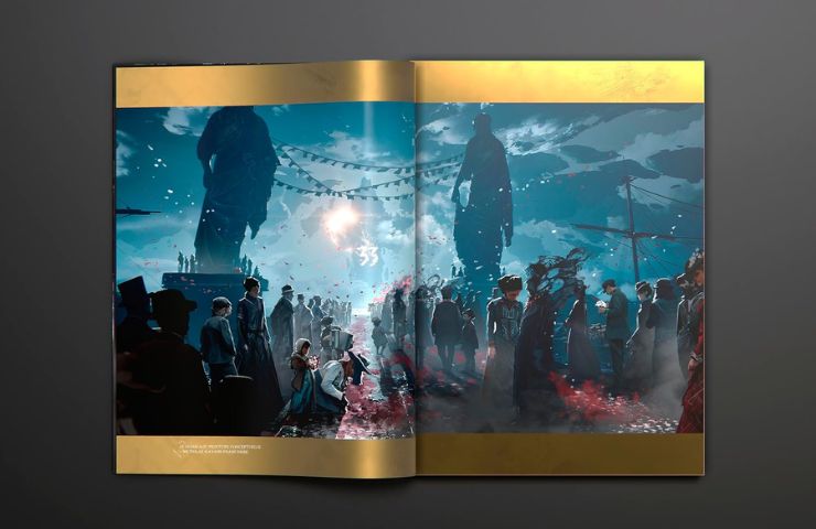 artbook di clair obscur expedition 33 pagine dell'artbook lumiere