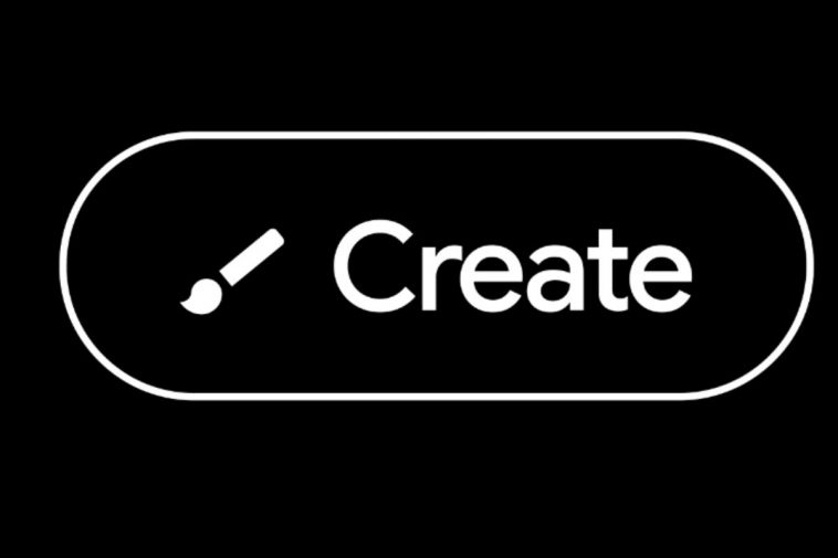 pulsante create di google foto remix