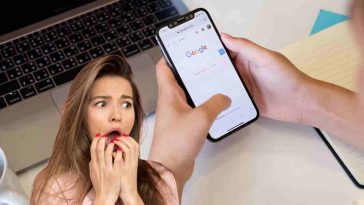 donna sconvolta google search