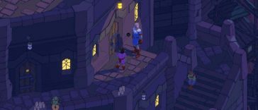 screenshot di esoteric ebb con primo piano sul personaggio in mappa