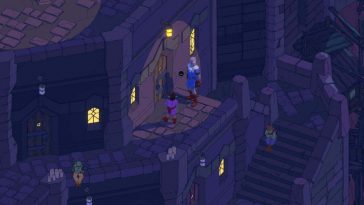 screenshot di esoteric ebb con primo piano sul personaggio in mappa