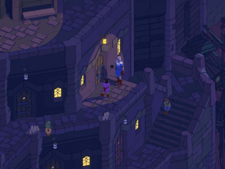 screenshot di esoteric ebb con primo piano sul personaggio in mappa