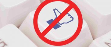 tasto con like di facebook e ban