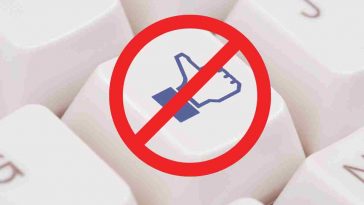 tasto con like di facebook e ban